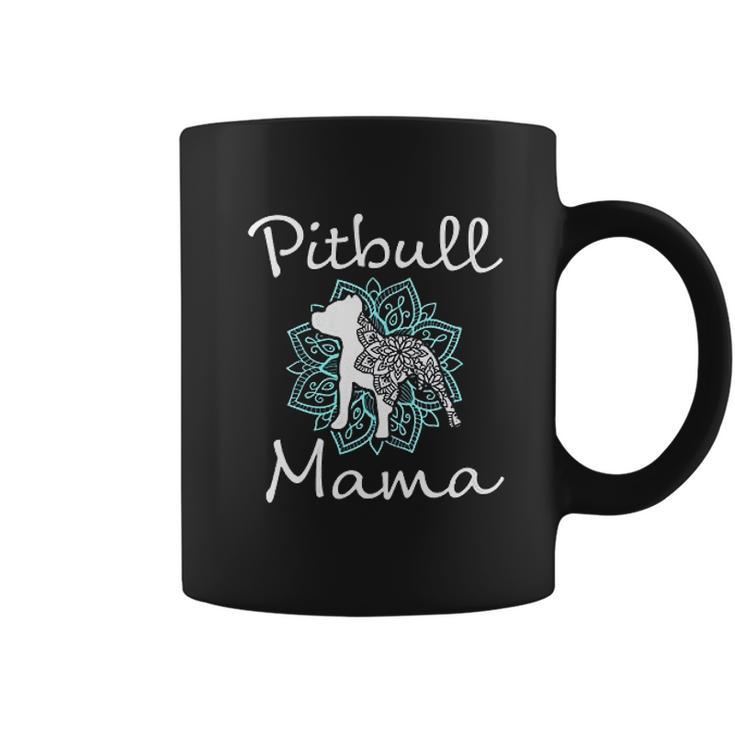 Pitbull Mama Mandala Cute Pit Bull Dog Gift Coffee Mug