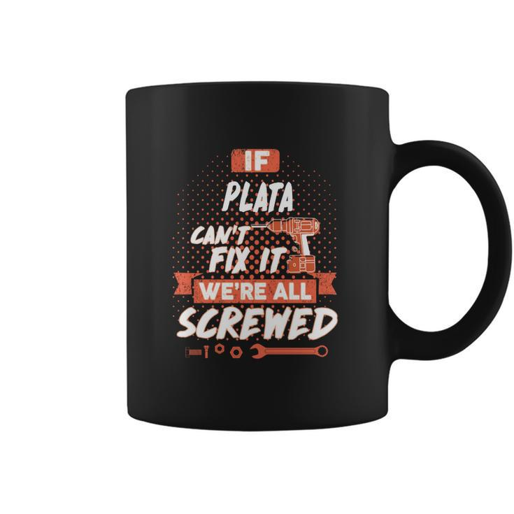 Plata Name Plata Family Name Crest  Coffee Mug