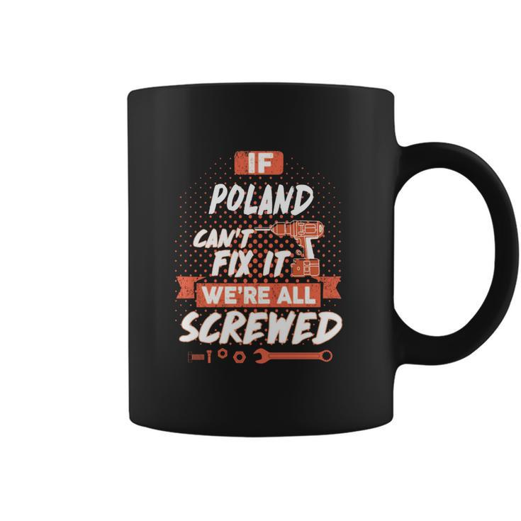 Poland Name Poland Family Name Crest  Coffee Mug