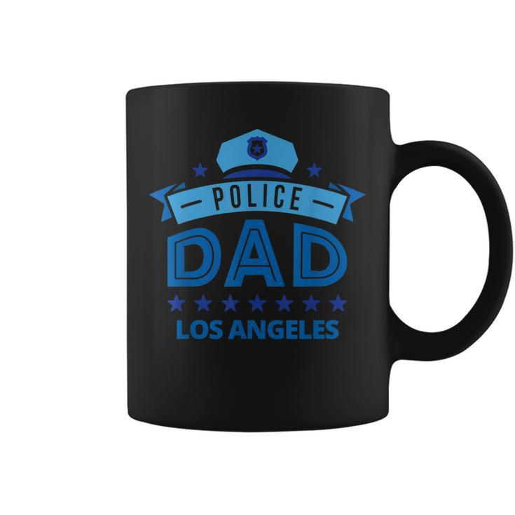 Police Dad Los Angeles California Gift For Father Coffee Mug