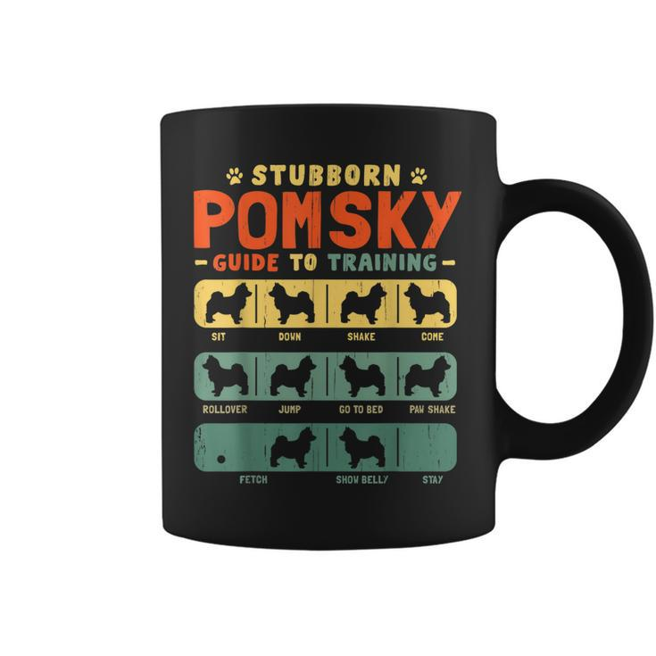 Pomsky Mom Dad Funny Stubborn Vintage Tricks Gift Coffee Mug