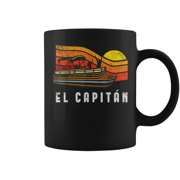 Pontoon Boat Captain  El Capitan  Coffee Mug