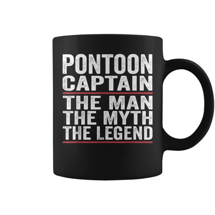 Pontoon Captain The Man The Myth The Legend Pontoon Captain Coffee Mug