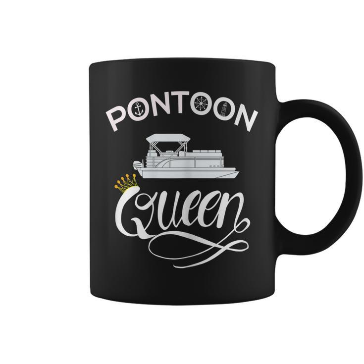 Pontoon Queen Funny Pontoon Boat Accessories Coffee Mug