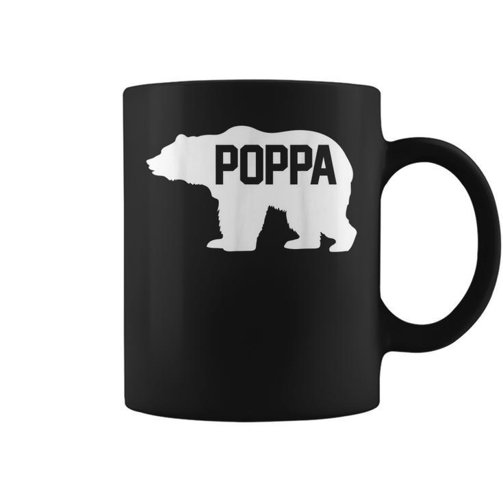 Poppa Bear Silhouette Coffee Mug