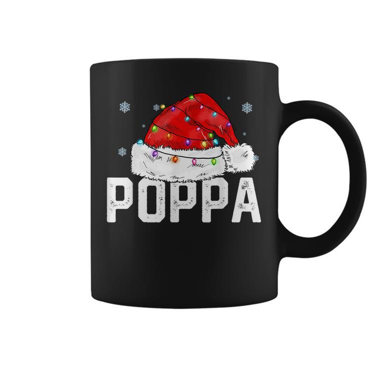 Poppa Claus Funny Xmas Family Matching Grandpa Christmas Coffee Mug