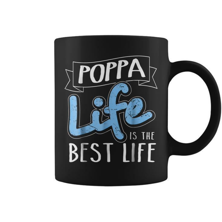 Poppa Life Is The Best Life Matching Family Coffee Mug