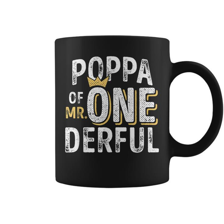 Poppa Of Mr Onederful 1St Birthday First Onederful Matching Coffee Mug