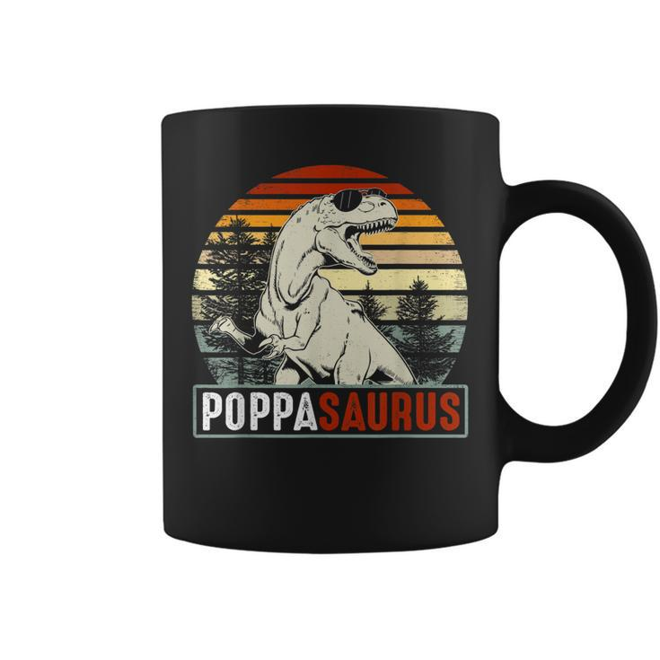 Poppasaurus Poppa Saurus Dinosaur Vintage Coffee Mug