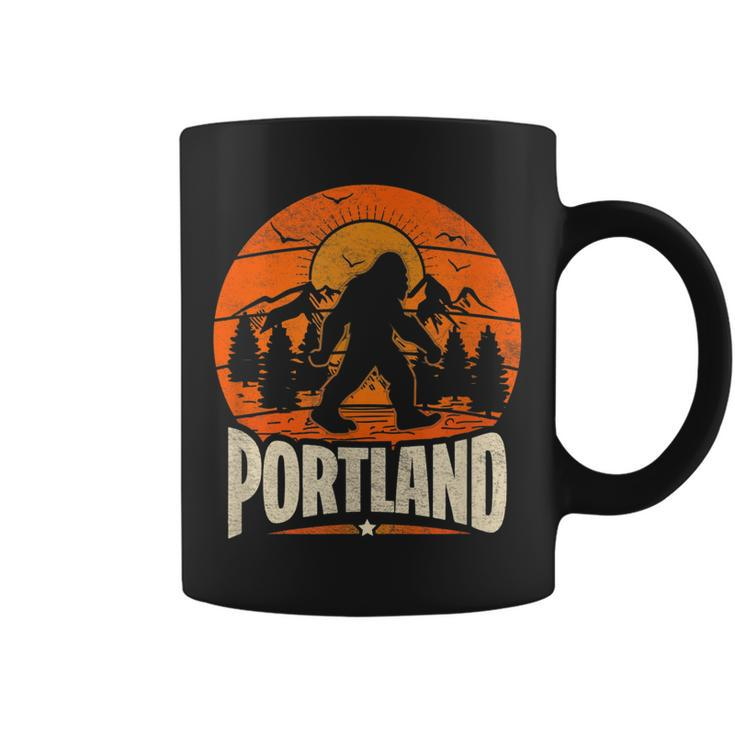 Portland Oregon National Park Travel Bigfoot Portland Maine  Coffee Mug