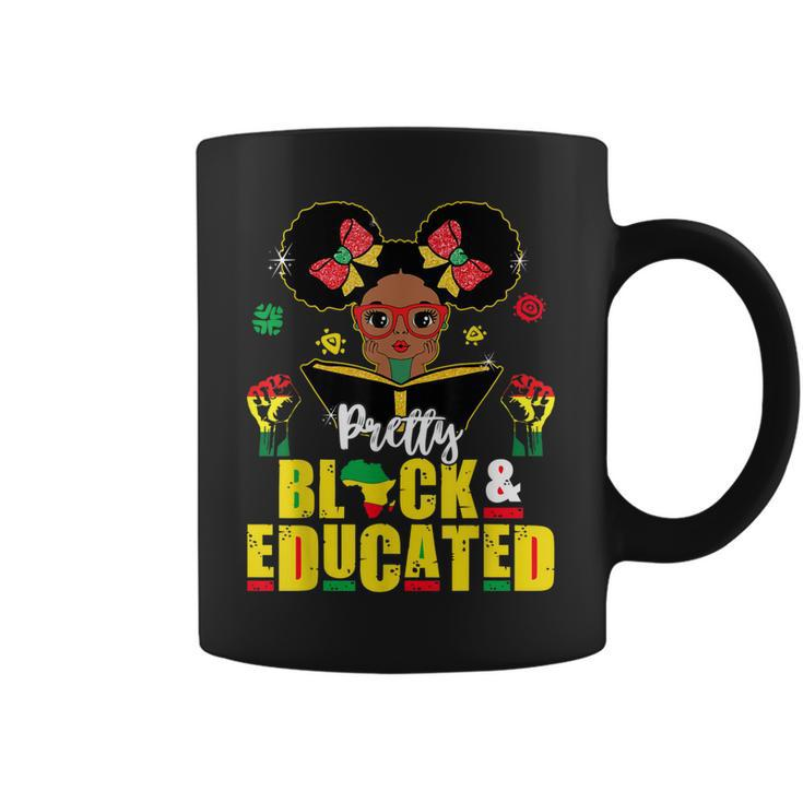 Pretty Black And Educated I Am The Strong African Queen  V4 Coffee Mug