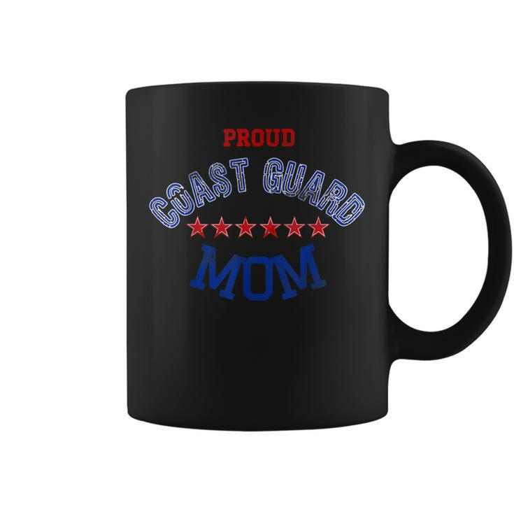 Pride US Army - Proud Coast Guard Mom  Gift Coffee Mug