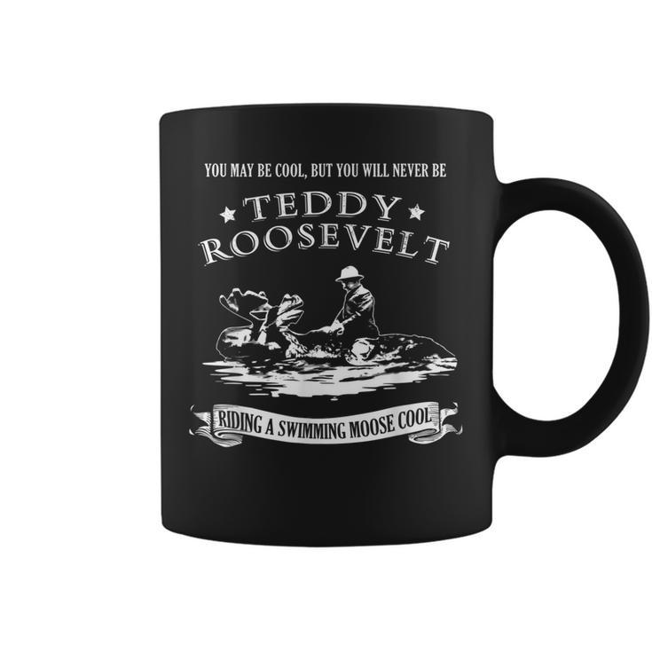 Progressive Party Teddy Riding Moose Cool Teddy Roosevelt  Coffee Mug
