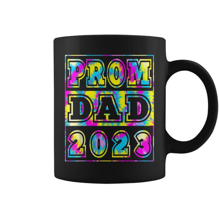 Prom Dad 2023 Tie Dye Fun High School Prom Night Dance Coffee Mug