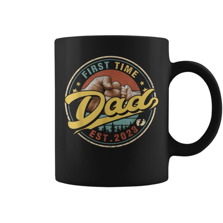 Promoted To Dad 2023 Funny For New Dad First Time Gift For Mens Coffee Mug