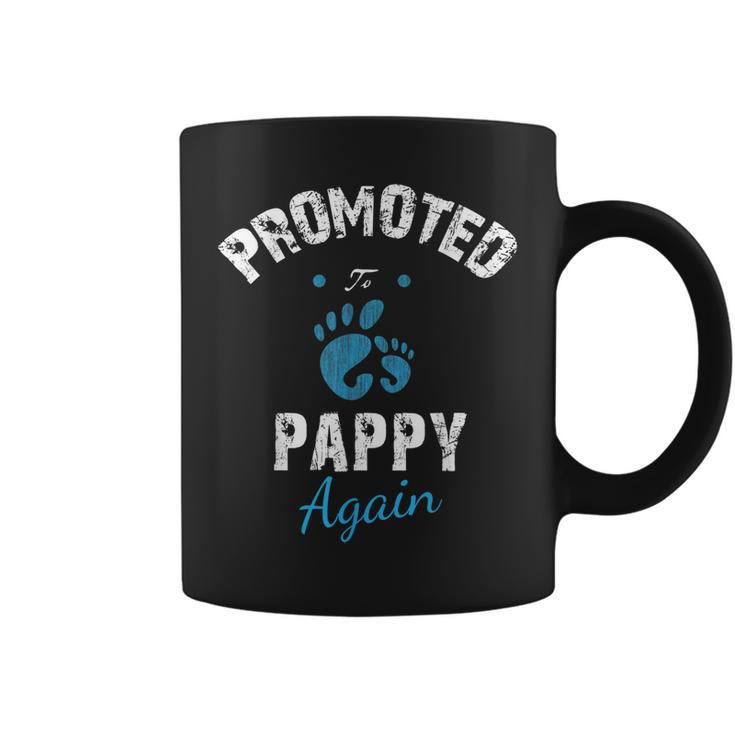 Promoted To Grandpa Again 2019  Soon To Be Pappy Gift Coffee Mug