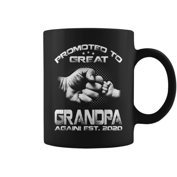 Promoted To Great Grandpa Again 2020 Coffee Mug