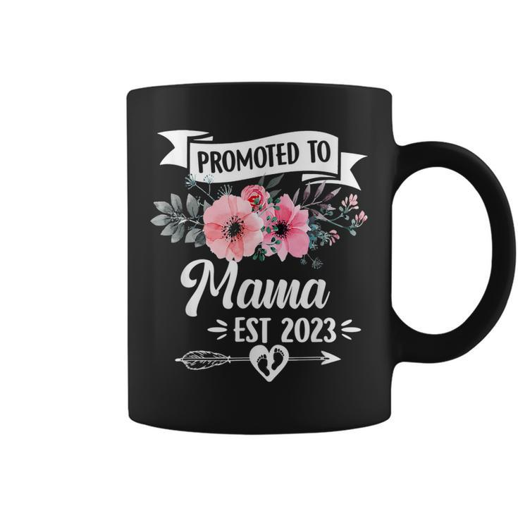 Promoted To Great Mama Est 2023 Mothers Day  Coffee Mug