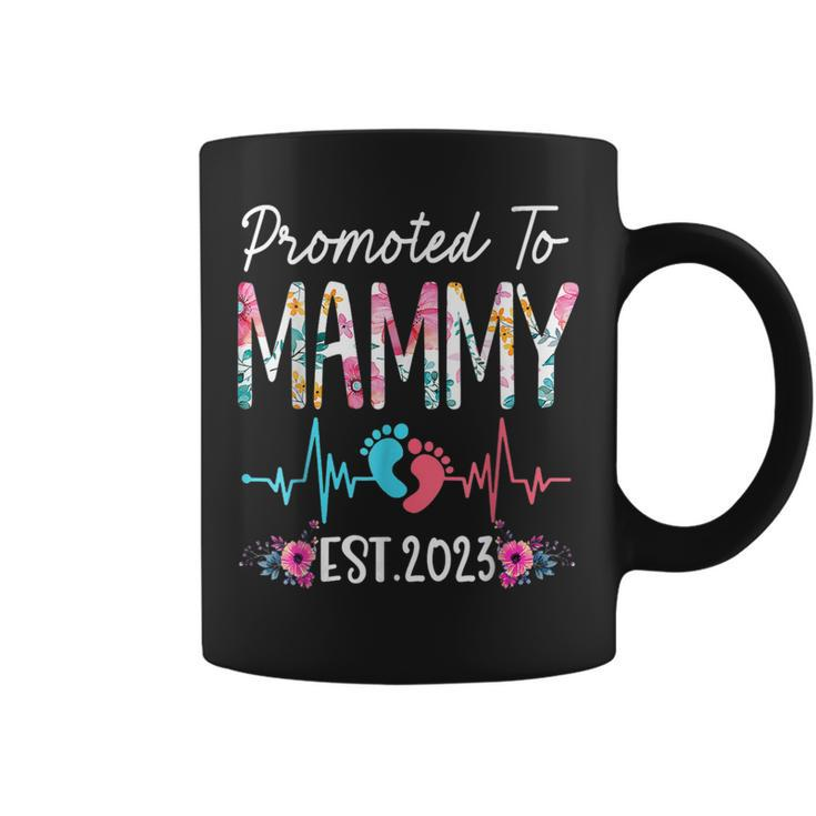 Promoted To Mammy 2023 Mothers Day Christmas First Time Mom  Coffee Mug