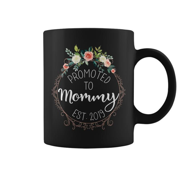 Promoted To Mommy Est 2019 Mothers Day Gift Shirt Coffee Mug