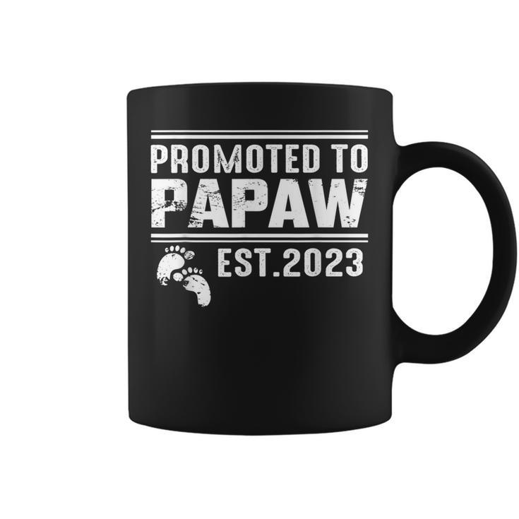 Promoted To Papaw 2023 Funny For First Time Papaw Coffee Mug