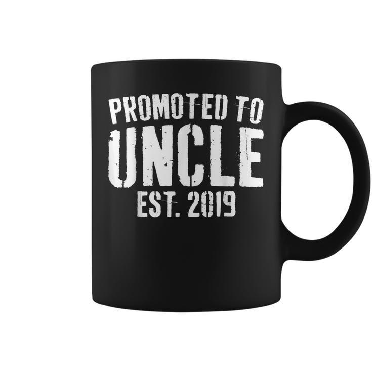 Promoted To Uncle 2019  Soon To Be Uncle Gift Gift For Mens Coffee Mug