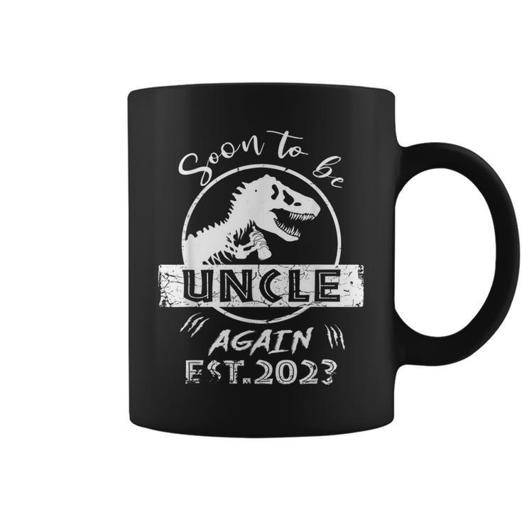 Promoted To Uncle Again 2023 Soon To Be Uncle Again Gift For Mens Coffee Mug