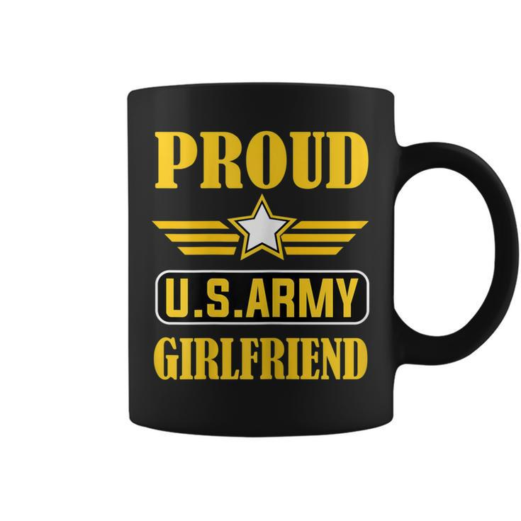 Proud Army Girlfriend National Guard Us Military Gf   Gift For Womens Coffee Mug