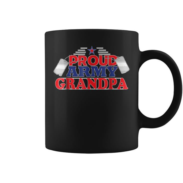 Proud Army Grandpa Patriotic American Independence Coffee Mug
