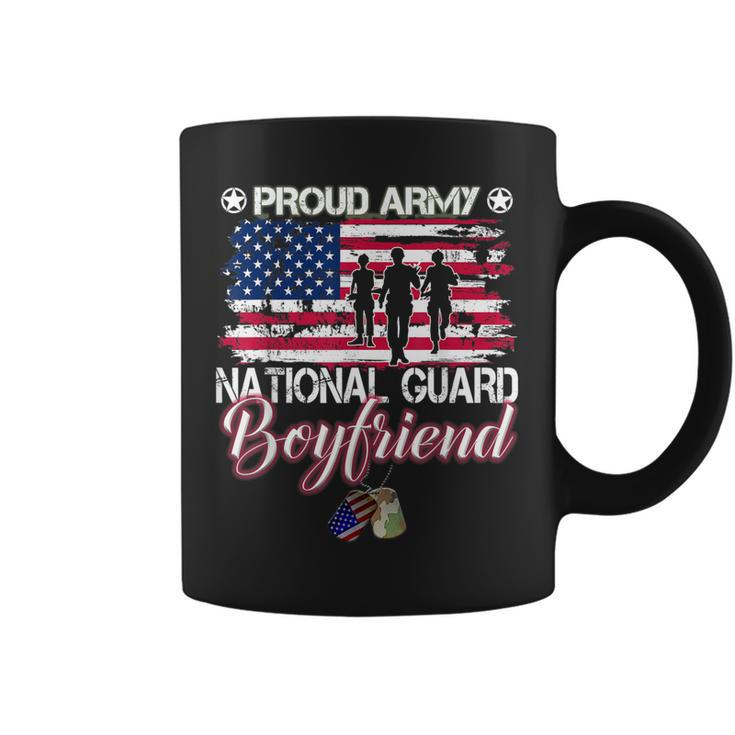 Proud Army National Guard Boyfriend Usa Heart Flag Coffee Mug