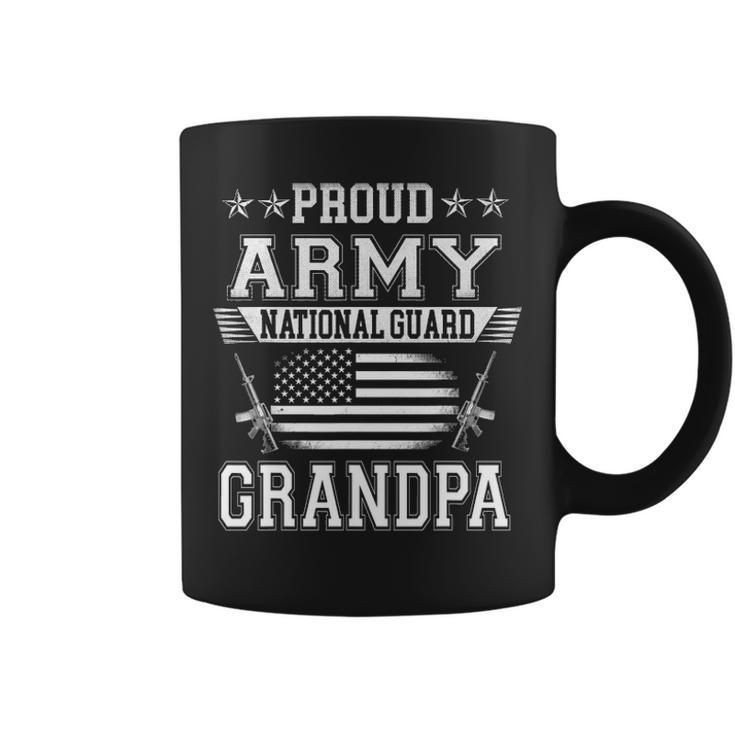 Proud Army National Guard Grandpa  US Military Gift Coffee Mug