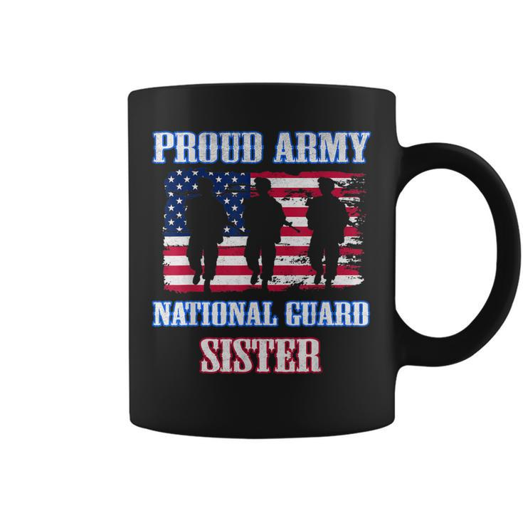 Proud Army National Guard Sister Usa Veteran Military Coffee Mug