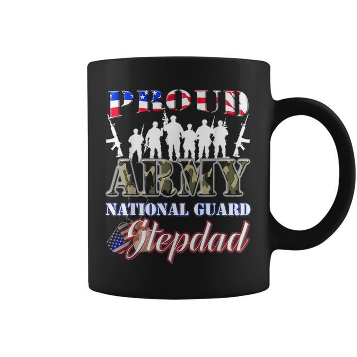 Proud Army National Guard Stepdad Us Fathers Day  Men Coffee Mug
