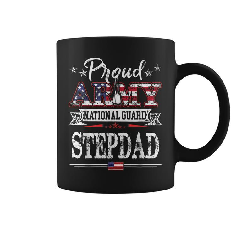 Proud Army National Guard Stepdad  Us Military Gift Coffee Mug
