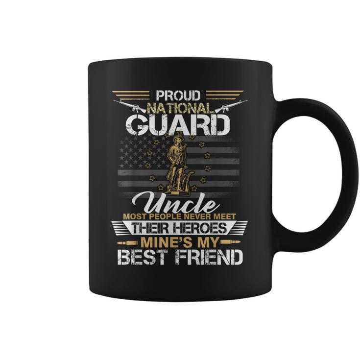 Proud Army National Guard Uncle Flag  Us Military Coffee Mug