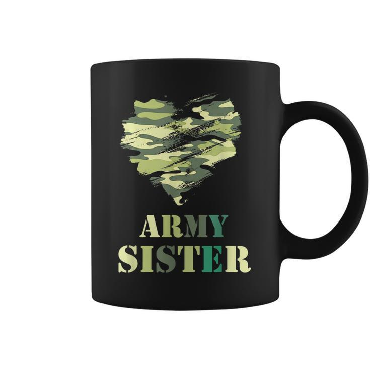 Proud Army Sister - Camouflage  Army Sister   Coffee Mug
