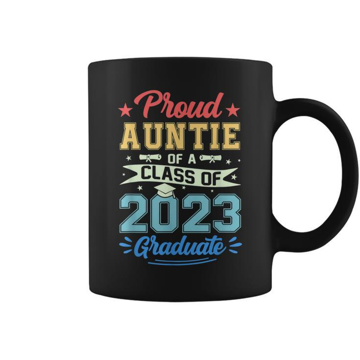 Proud Auntie Of A Class Of 2023 Graduate Seniors Graduation Coffee Mug