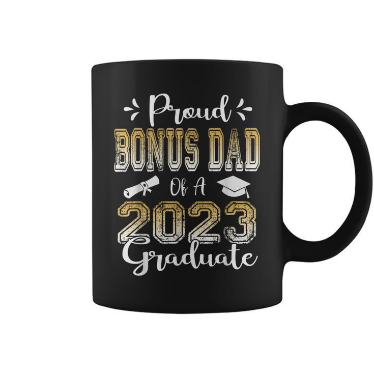 Proud Bonus Dad Of A Class Of 2023 Graduate Senior Coffee Mug