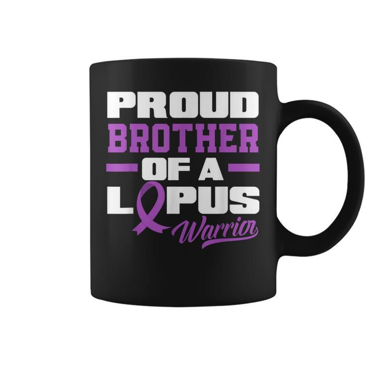 Proud Brother Of A Lupus Warrior Sister Lupus Awareness Coffee Mug
