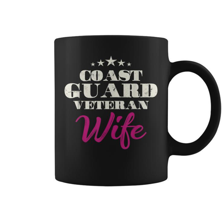 Proud Coast Guard Veteran Wife  Veteran Wife Pride Coffee Mug