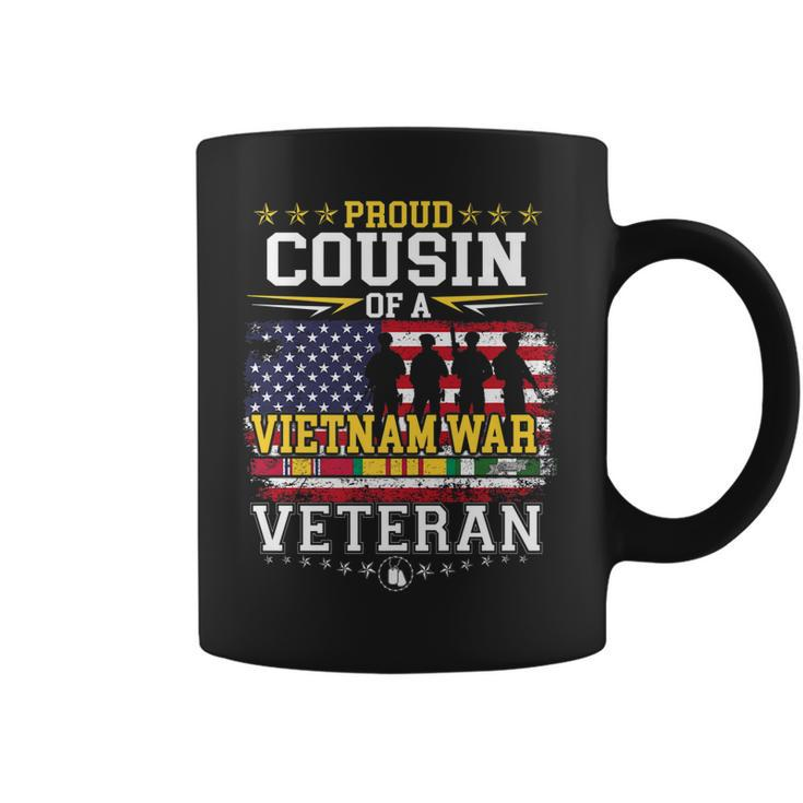 Proud Cousin Vietnam War Veteran Matching Brother Sister   Coffee Mug