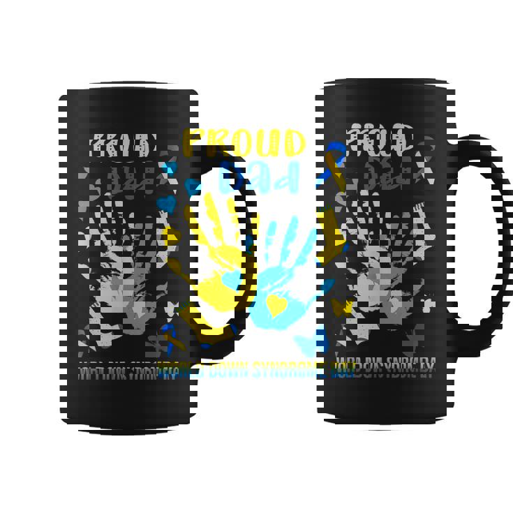 Proud Dad Down Syndrome Awareness T21 Coffee Mug