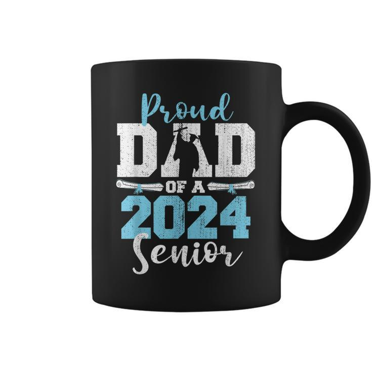 Proud Dad Of A 2024 24 Senior Graduate Seniors Graduation Coffee Mug