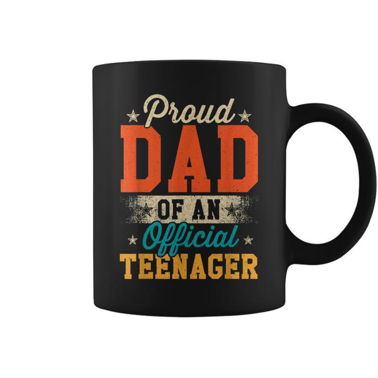 Proud Dad Of Official Teenager 13Th Birthday Gift Boys Girls Coffee Mug