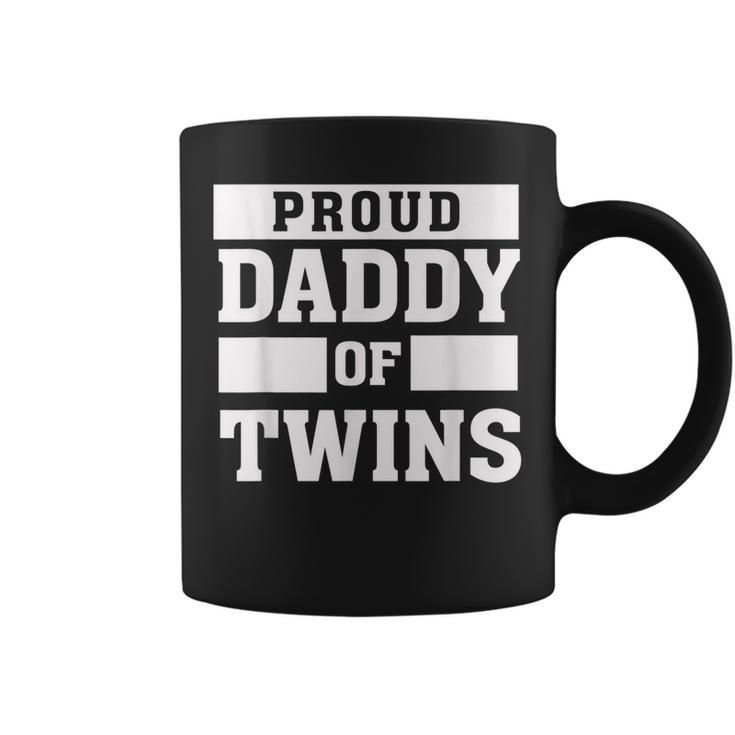 Proud Daddy Of Twins Father Twin DadCoffee Mug