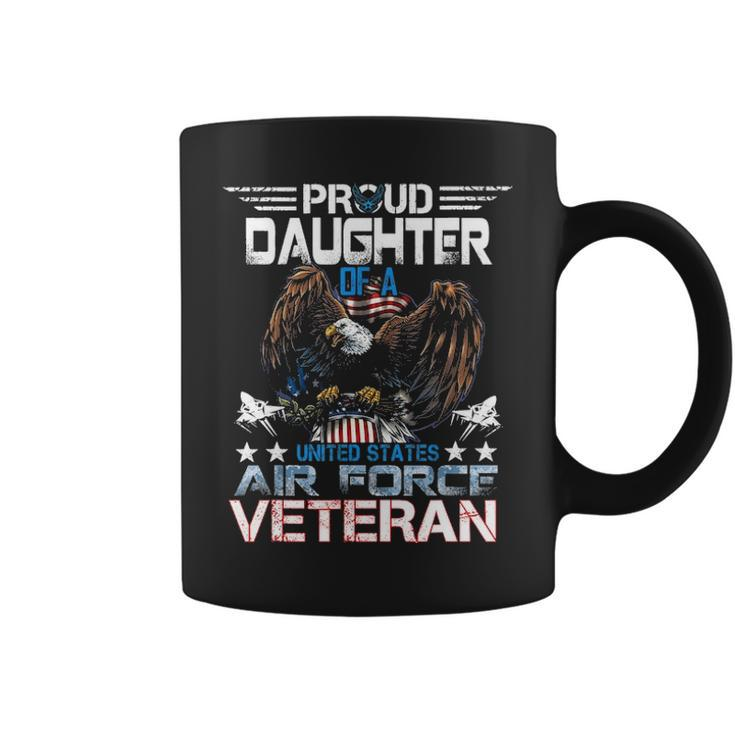 Proud Daughter Of Us Air Force Veteran Patriotic Military V2 Coffee Mug