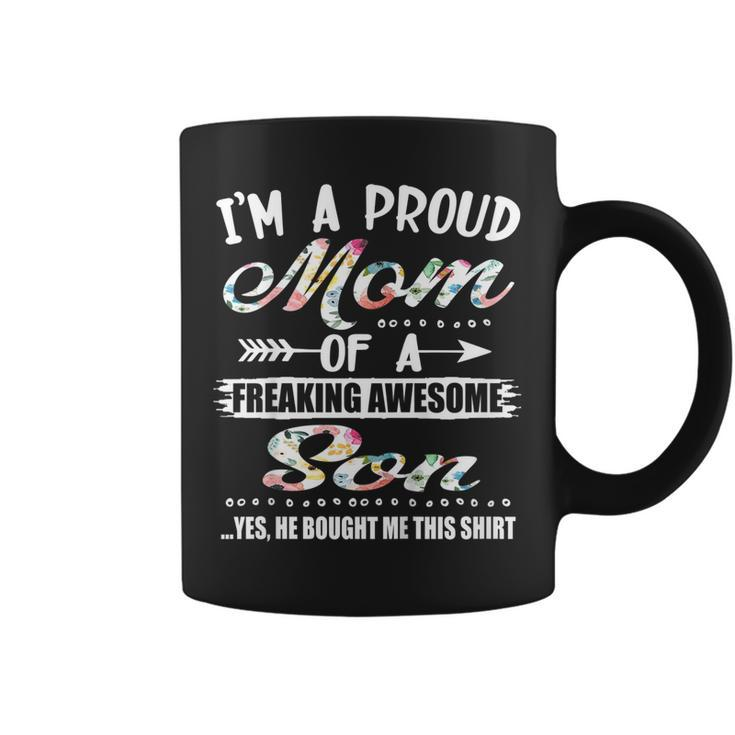 Proud Mom  - Mothers Day Gift From A Son To Mom Mama Coffee Mug