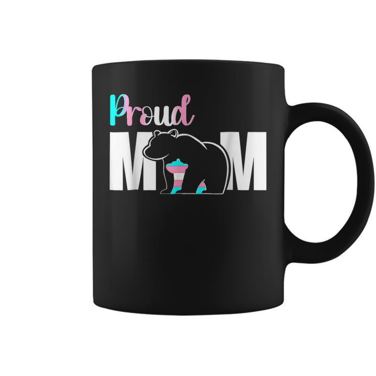Proud Mom Mothers Day Transgender Lgbt Mama Bear Hug Love  Coffee Mug