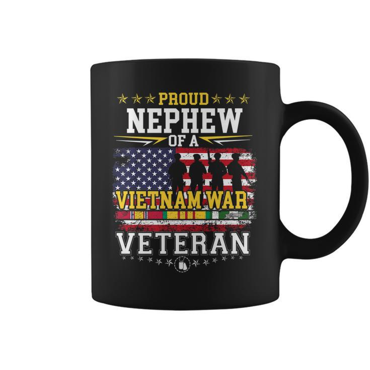 Proud Nephew Vietnam War Veteran Matching With Uncle Aunt   Coffee Mug