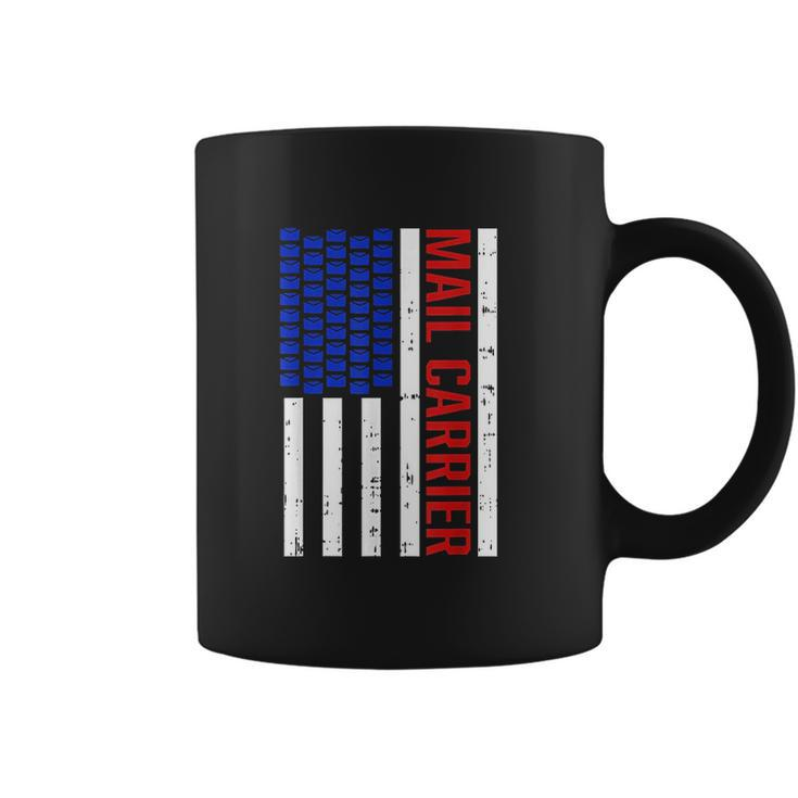 Proud Patriotic Postal Worker American Flag Us Postal Worker V2 Coffee Mug